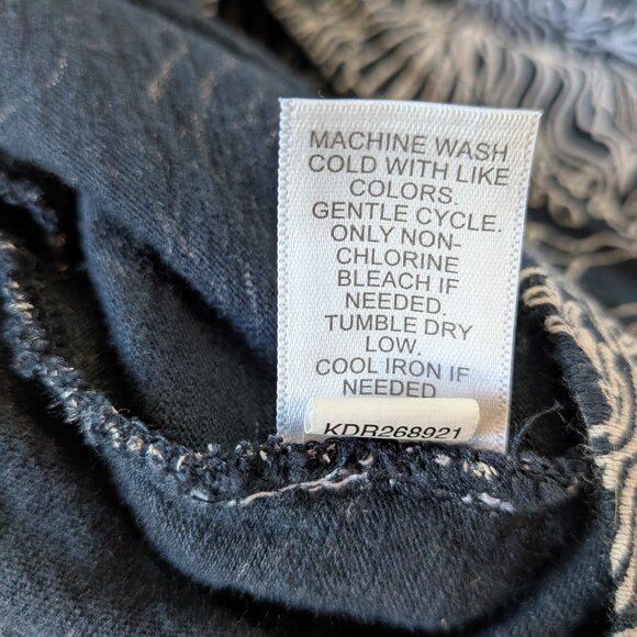 J.Jill Navy Blue Dress-Sailboats Size Large - Picture 3 of 6